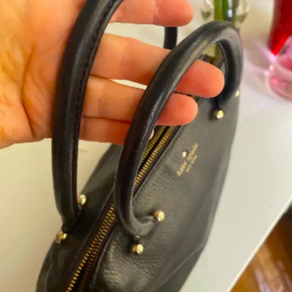 Kate Spade black leather bag - Picture 4 of 6